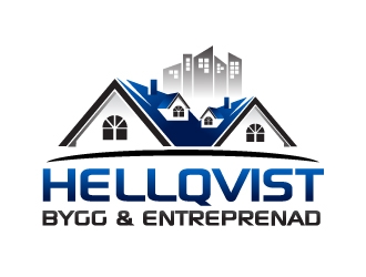 Hellqvist Bygg & Entreprenad logo design by Dawnxisoul393