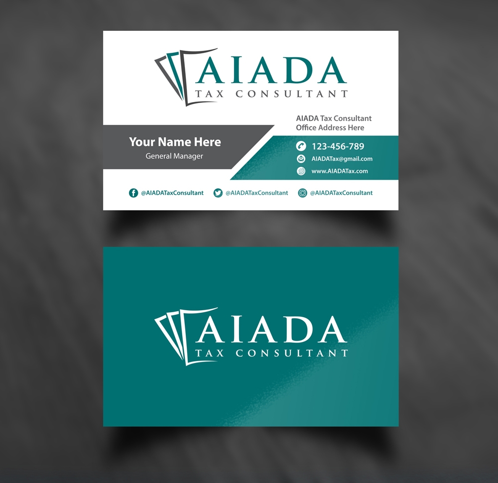 AIADA Tax Consultant logo design by abss