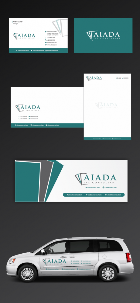 AIADA Tax Consultant logo design by prajil