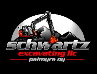 schwartz excavating llc logo design by aRBy