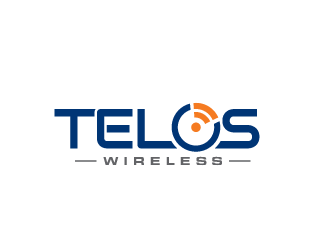 Telos Wireless logo design by bluespix