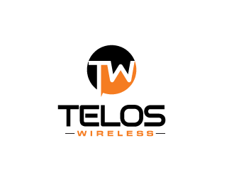 Telos Wireless logo design by bluespix