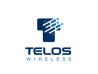 Telos Wireless logo design by mashoodpp