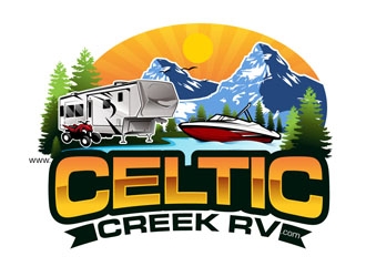 Celtic Creek RV logo design by DreamLogoDesign