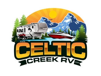Celtic Creek RV logo design by DreamLogoDesign