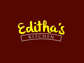 Editha's Kitchen logo design by shernievz