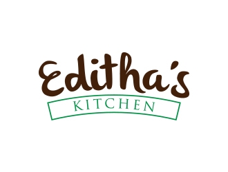 Editha's Kitchen logo design by shernievz