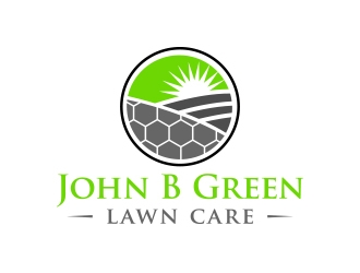 John B Green Lawn Care logo design by shernievz