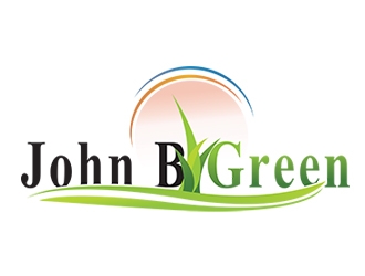 John B Green Lawn Care logo design by pipp