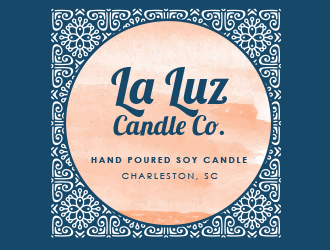 La Luz Candle Co. logo design by BeDesign