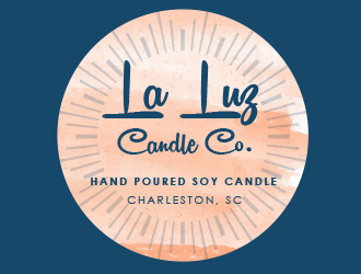 La Luz Candle Co. logo design by BeDesign