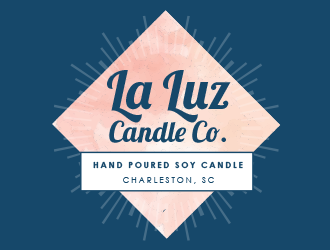 La Luz Candle Co. logo design by BeDesign