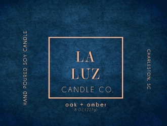 La Luz Candle Co. logo design by tec343