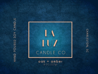 La Luz Candle Co. logo design by tec343
