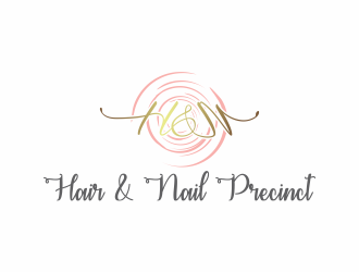 Hair & Nail Precinct logo design by ROSHTEIN