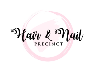 Hair & Nail Precinct logo design by xteel