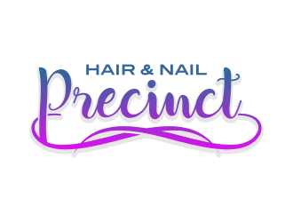 Hair & Nail Precinct logo design by rykos
