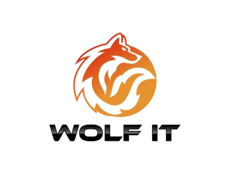 Wolf IT logo design by MarkindDesign