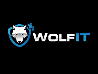 Wolf IT logo design by jaize