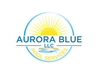Aurora Blue, LLC logo design by cahyobragas