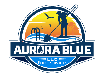 Aurora Blue, LLC logo design by THOR_
