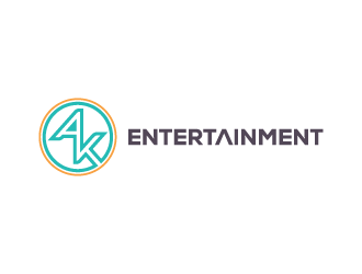 AK Entertainment logo design by uyoxsoul