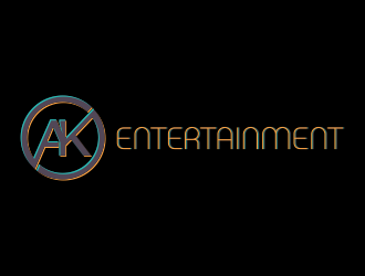 AK Entertainment logo design by qonaah