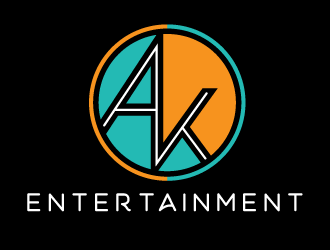 AK Entertainment logo design by scriotx