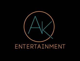 AK Entertainment logo design by shernievz