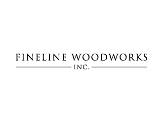 Fineline woodworks inc. logo design by maserik