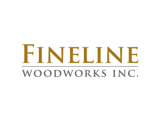 Fineline woodworks inc. logo design by lexipej