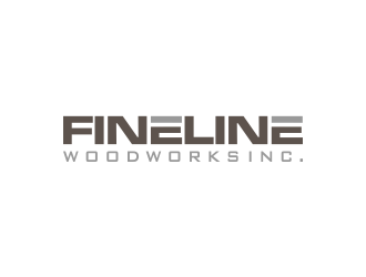 Fineline woodworks inc. logo design by oke2angconcept