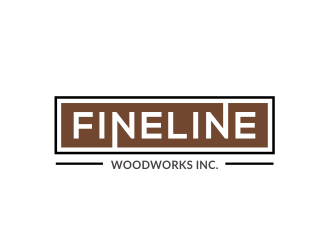 Fineline woodworks inc. logo design by kimora