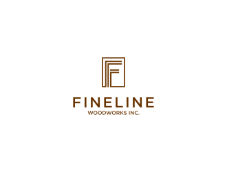 Fineline woodworks inc. logo design by kaylee