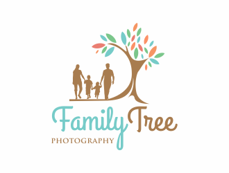 Family Tree Photography logo design by rootreeper
