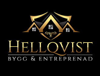Hellqvist Bygg & Entreprenad logo design by scriotx