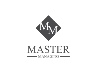 Master Managing  logo design by haidar