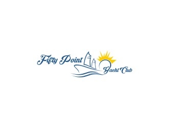 Fifty Point Yacht Club logo design by savana