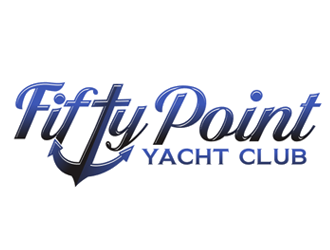 Fifty Point Yacht Club logo design by megalogos