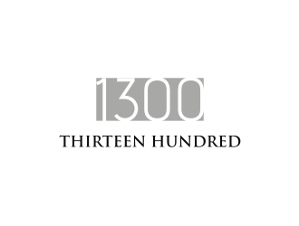 Thirteen Hundred logo design by logitec
