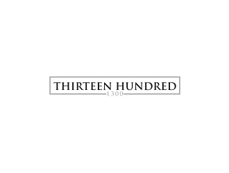 Thirteen Hundred logo design by logitec