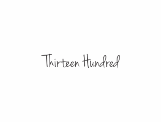 Thirteen Hundred logo design by hopee