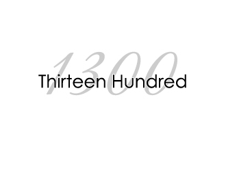 Thirteen Hundred logo design by STTHERESE