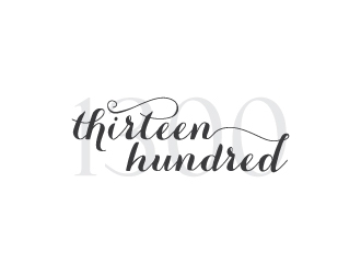 Thirteen Hundred logo design by BTmont