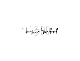 Thirteen Hundred logo design by johana