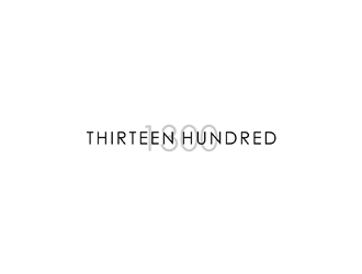 Thirteen Hundred logo design by johana