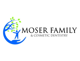 Moser Family & Cosmetic Dentistry logo design by jetzu