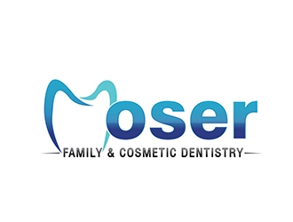 Moser Family & Cosmetic Dentistry logo design by XyloParadise