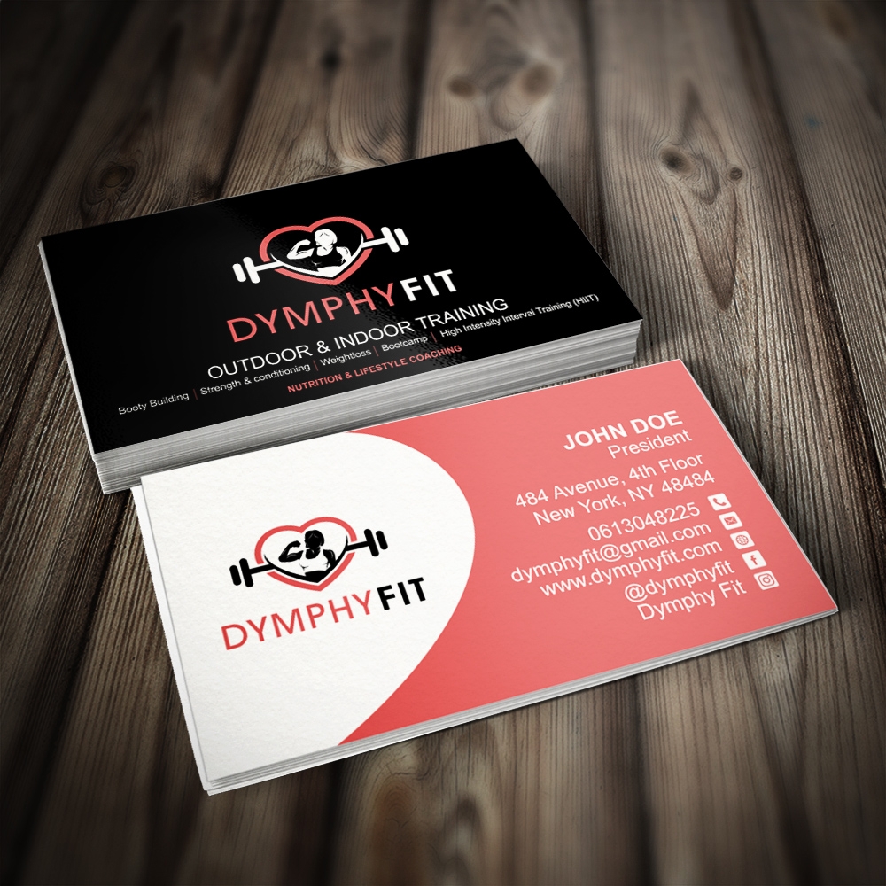 Dymphy Fit logo design by Kindo