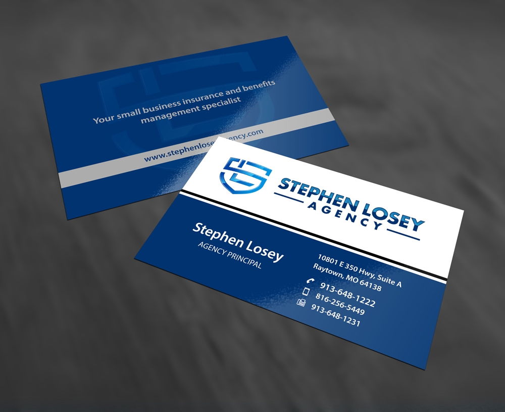Stephen Losey Agency logo design by abss